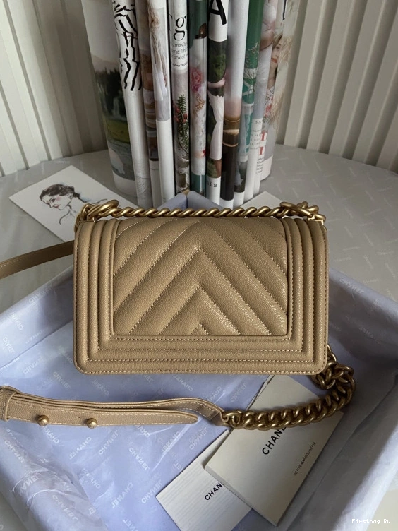 Firstbag Ru 25CM CHANEL BOY BAG 20CM 0708